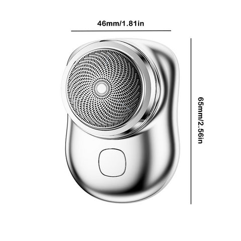 Mini Afeitadora Eléctrica Portátil USB – Precisión y Comodidad en tu Bolsillo